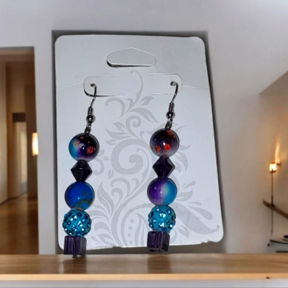 Handmade beaded earrings